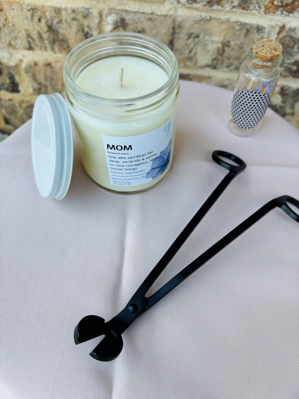 Mother's Day Medium Candle Mom Definition